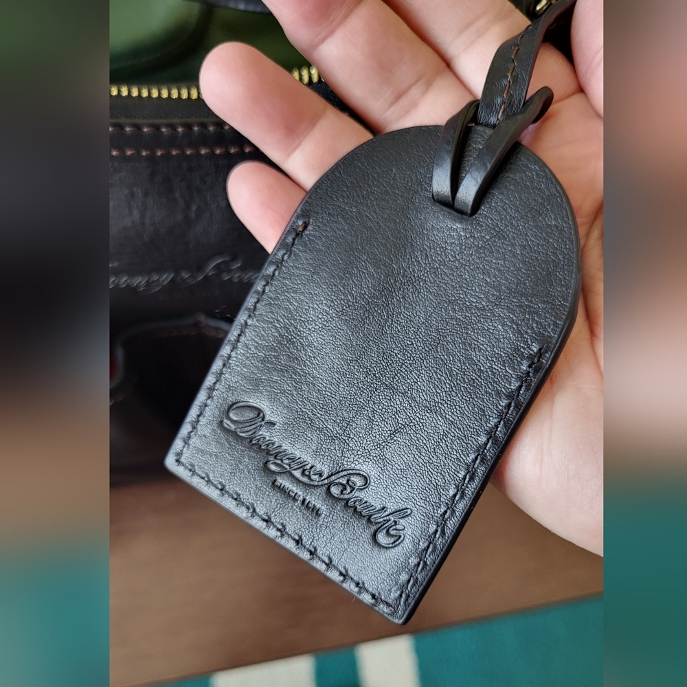 EUC Dooney & Bourke Florentine Leather Small Lucy Bag In Black - Picture 8 of 13